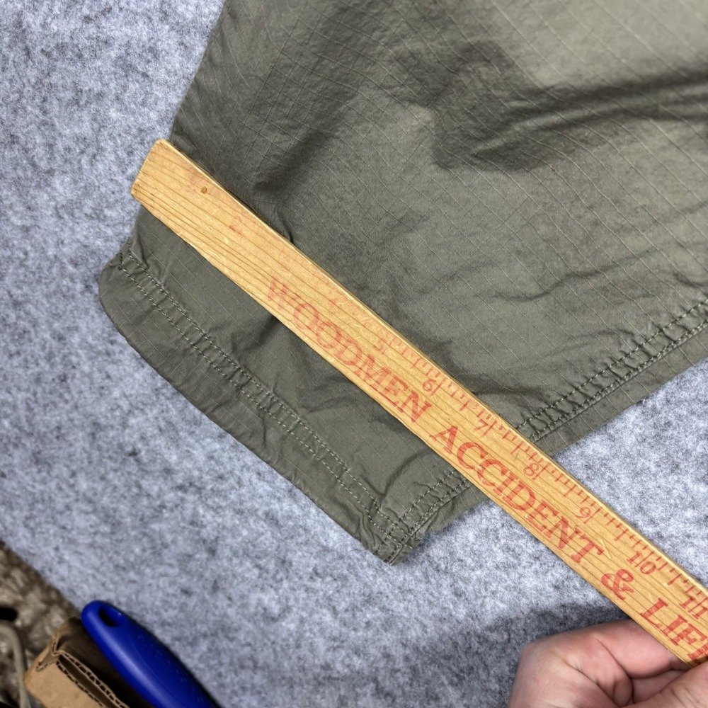 Mountain Hardwear Belted Convertible Cargo Pants Mens 36x30 Green - Picture 4 of 9